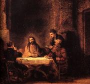 REMBRANDT Harmenszoon van Rijn Supper at Emmaus   fu oil painting artist